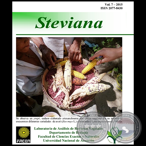 REVISTA STEVIANA - VOLUMEN 7 - AO 2015 - Publicacin del Herbario FACEN